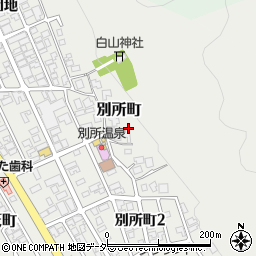 石川県加賀市別所町ソ甲周辺の地図