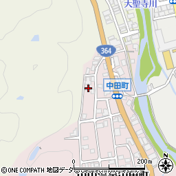 石川県加賀市山中温泉中田町ト114周辺の地図