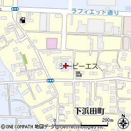 群馬県太田市下浜田町355-1周辺の地図