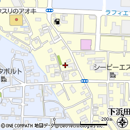 群馬県太田市下浜田町344周辺の地図