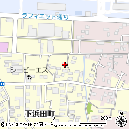 群馬県太田市下浜田町278-1周辺の地図