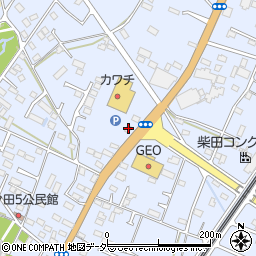 すき家４号小山間々田店周辺の地図