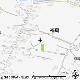 茨城県笠間市福島582周辺の地図