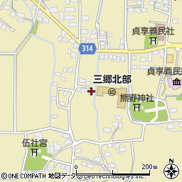 長野県安曇野市三郷明盛3370-9周辺の地図