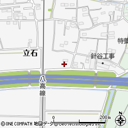 群馬県藤岡市立石184周辺の地図