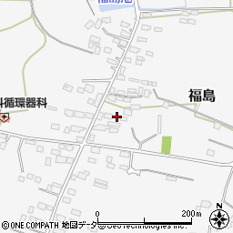 茨城県笠間市福島593周辺の地図
