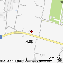 茨城県東茨城郡茨城町木部1886周辺の地図