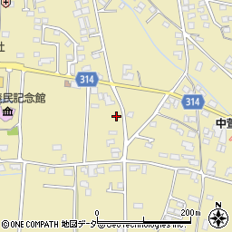 長野県安曇野市三郷明盛3044-2周辺の地図