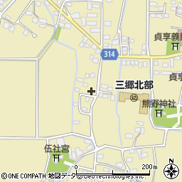 長野県安曇野市三郷明盛3373-4周辺の地図