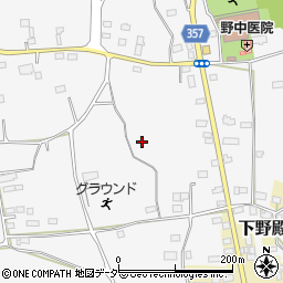 茨城県筑西市野殿周辺の地図