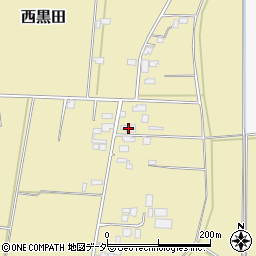 栃木県小山市西黒田465周辺の地図