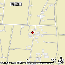 栃木県小山市西黒田470周辺の地図