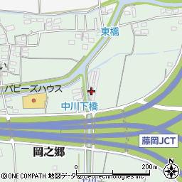 群馬県藤岡市岡之郷252-1周辺の地図