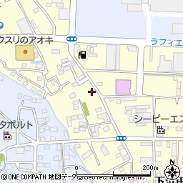 群馬県太田市下浜田町446-3周辺の地図