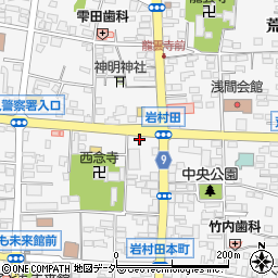 長野県佐久市岩村田本町周辺の地図