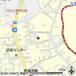 栃木県足利市羽刈町119-3周辺の地図
