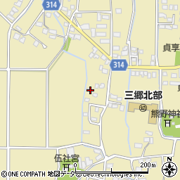 長野県安曇野市三郷明盛3386-5周辺の地図