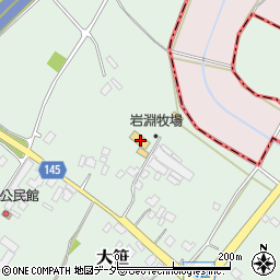 茨城県小美玉市大笹313-2周辺の地図