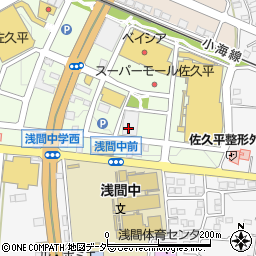 ホームバザー佐久店周辺の地図