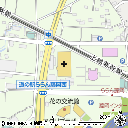 バイク館藤岡店周辺の地図