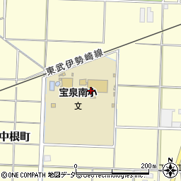 市立宝泉南小学校周辺の地図