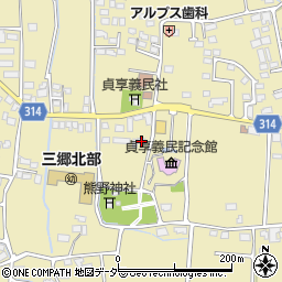 長野県安曇野市三郷明盛3326周辺の地図