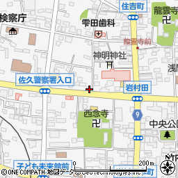 長野県佐久市岩村田西本町1182-1周辺の地図