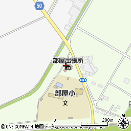 部屋出張所周辺の地図