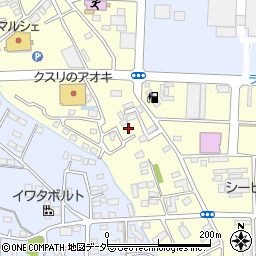 群馬県太田市下浜田町464-1周辺の地図