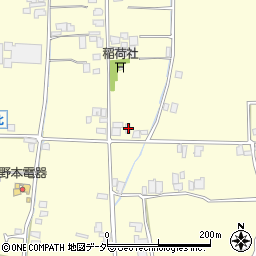 長野県安曇野市三郷温7291-1周辺の地図