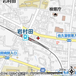 長野県佐久市岩村田西本町周辺の地図
