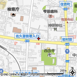 長野県佐久市岩村田西本町1181周辺の地図