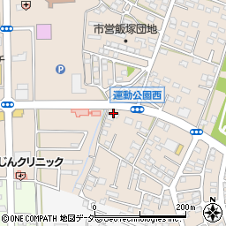 クリーニング専科太田飯塚店周辺の地図