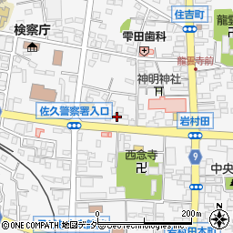 長野県佐久市岩村田西本町1182-5周辺の地図