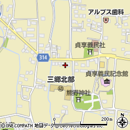 長野県安曇野市三郷明盛3362-11周辺の地図