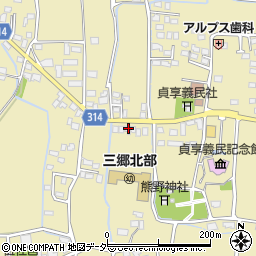長野県安曇野市三郷明盛3362-9周辺の地図