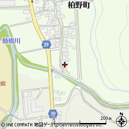 石川県加賀市柏野町リ周辺の地図