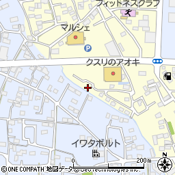 群馬県太田市下浜田町492-15周辺の地図