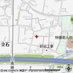 群馬県藤岡市立石209周辺の地図