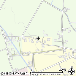 長野県安曇野市三郷温7421-1周辺の地図