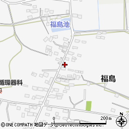 茨城県笠間市福島605周辺の地図