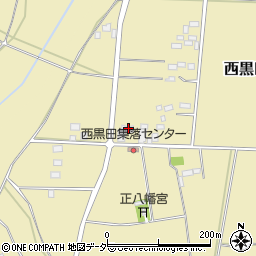 栃木県小山市西黒田606周辺の地図