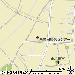 栃木県小山市西黒田605周辺の地図