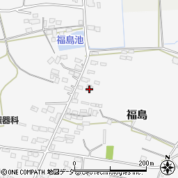 茨城県笠間市福島606周辺の地図