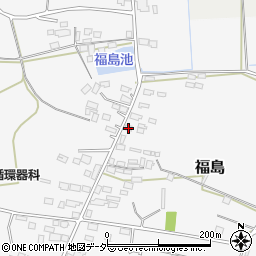 茨城県笠間市福島607周辺の地図