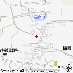 茨城県笠間市福島426周辺の地図
