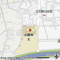 市立小野中学校周辺の地図