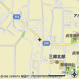 長野県安曇野市三郷明盛3378-4周辺の地図