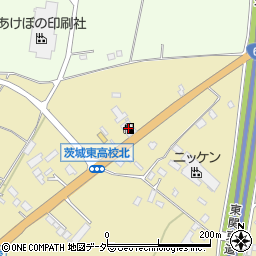 ＥＮＥＯＳ６号線水戸南ＳＳ周辺の地図