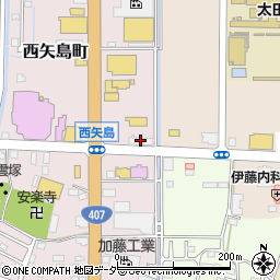 うさうさラビトリー　太田店周辺の地図